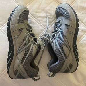 Merrell Gray and Black Trail Shoes